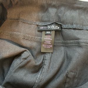 Slim  Station charcoal gray dress pants